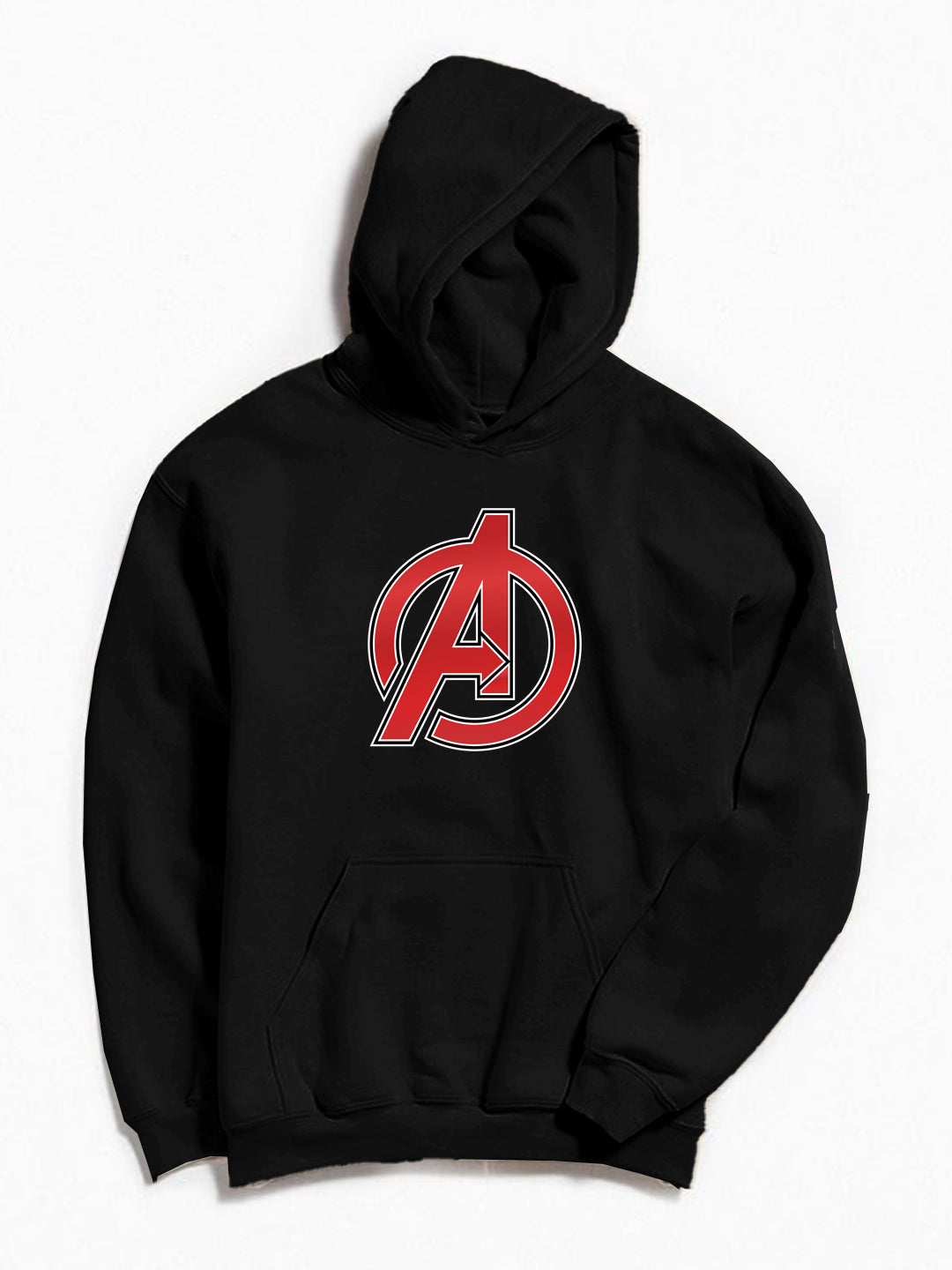 Oversized Avengers Heavy Fleece Printed Hoodie