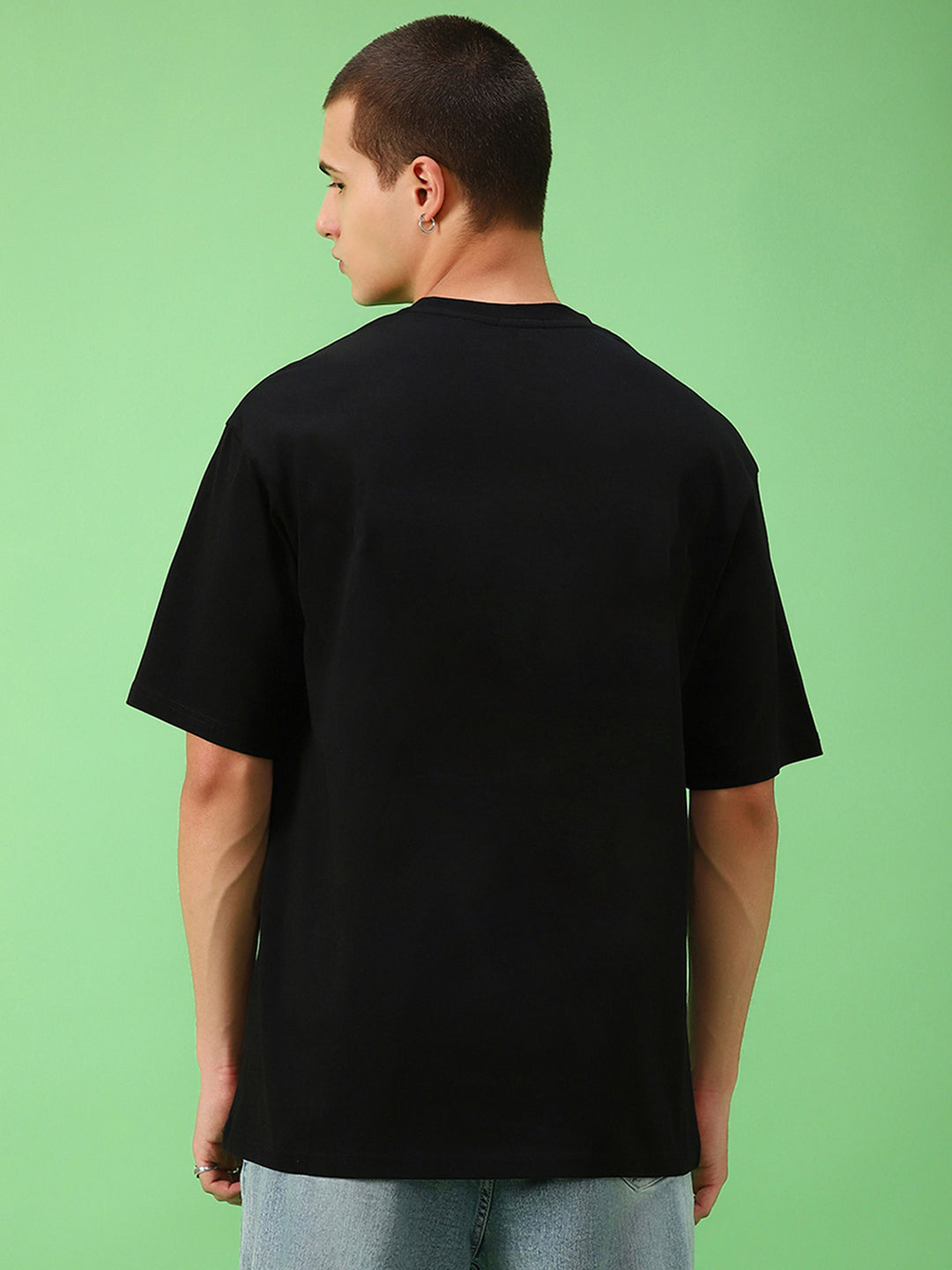 Men's The Black Panther Oversized Graphic Cotton Tee