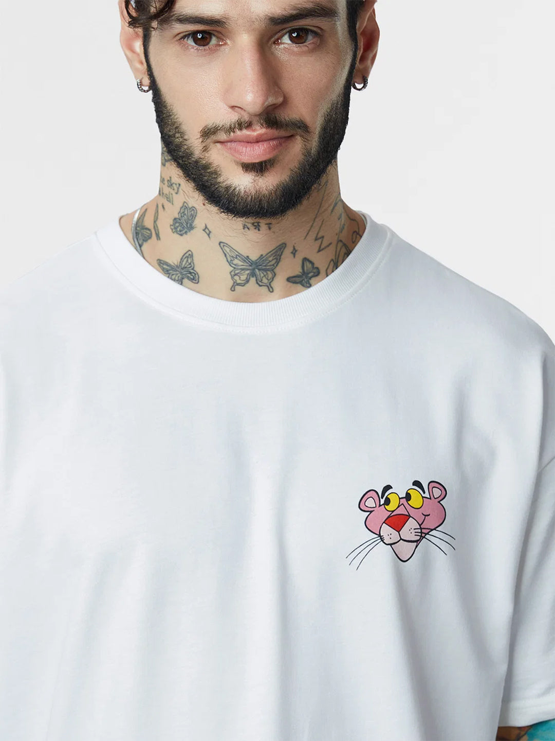Men's Hard Life Oversized Black Graphic Tee