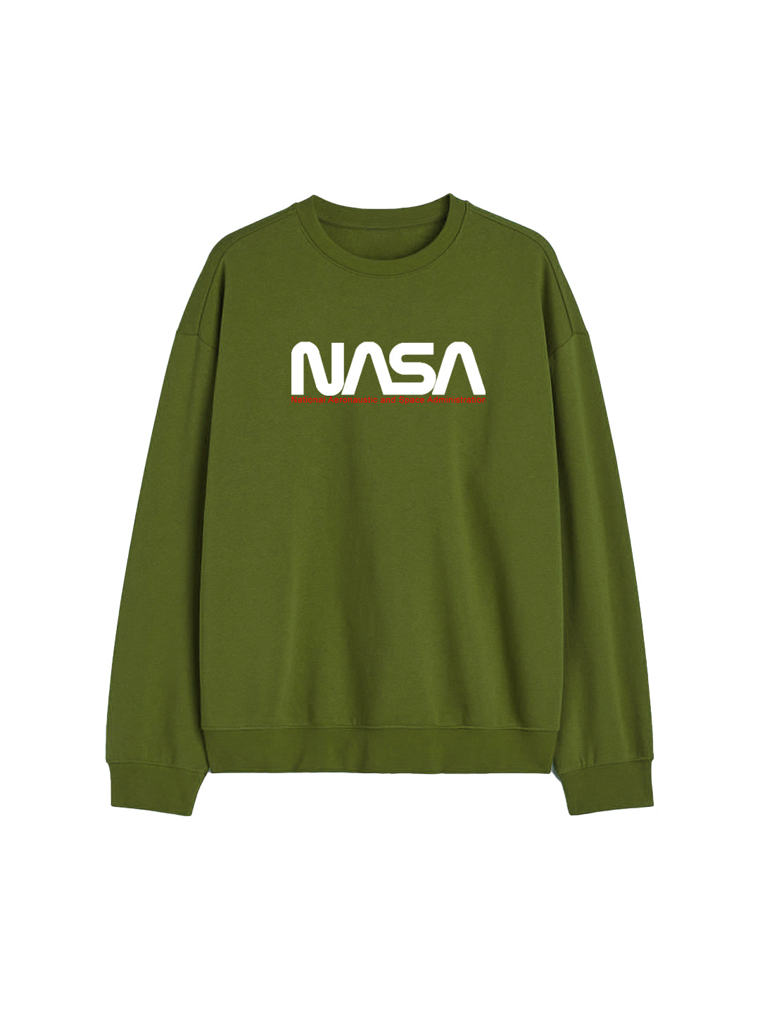 Oversized NASA Heavy Fleece Printed Sweat