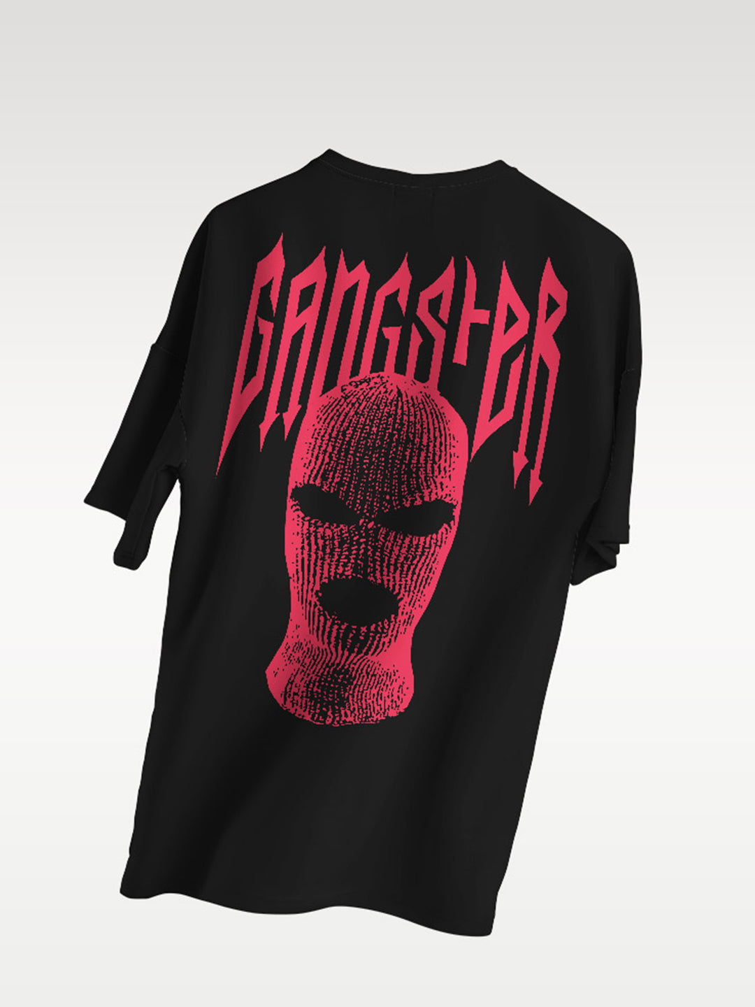 Men's Gangster'S Look Oversized Graphic Tee