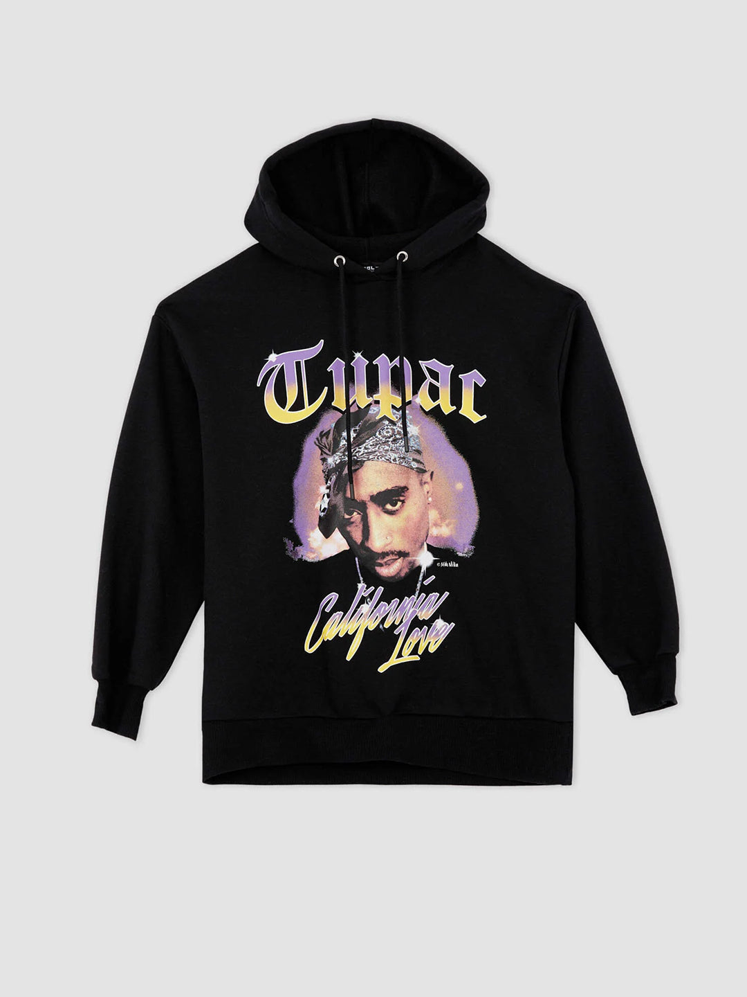 Oversized Classic Tupac Heavy Fleece Printed Hoodie