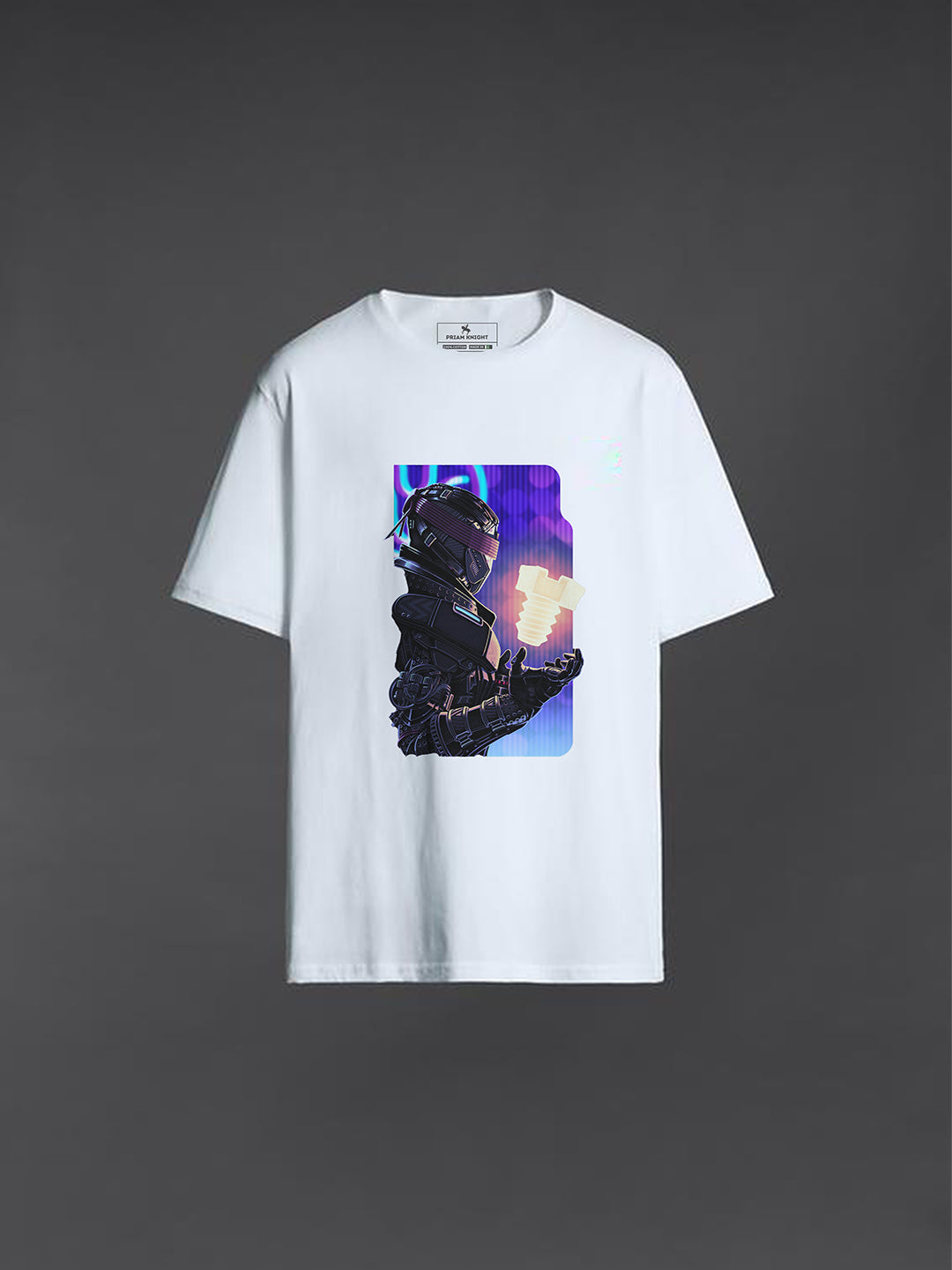Men's RoboVision Oversized Graphic Printed  Tee