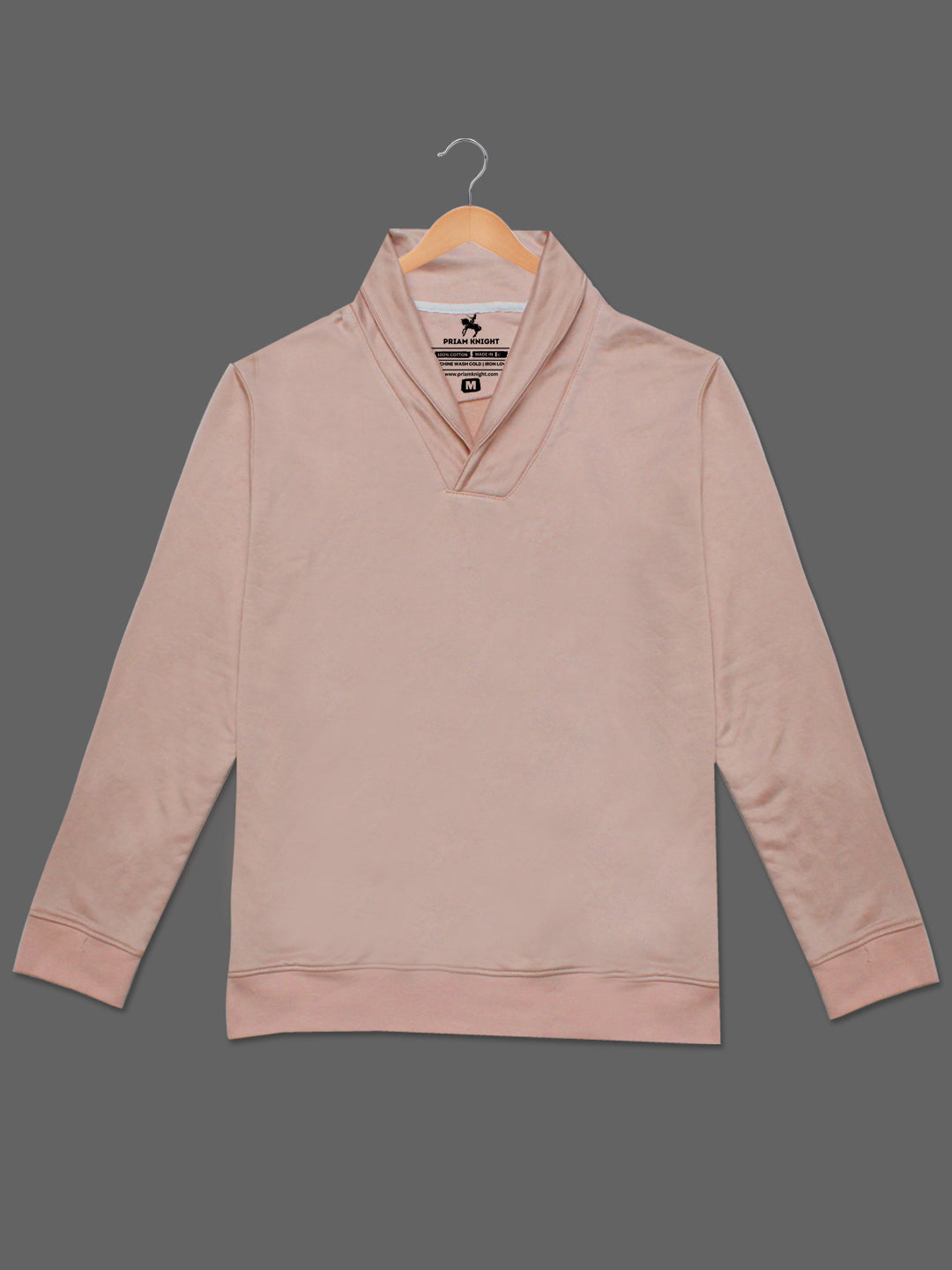 Men's Shawl Neck Full Sleeve Terry Tees